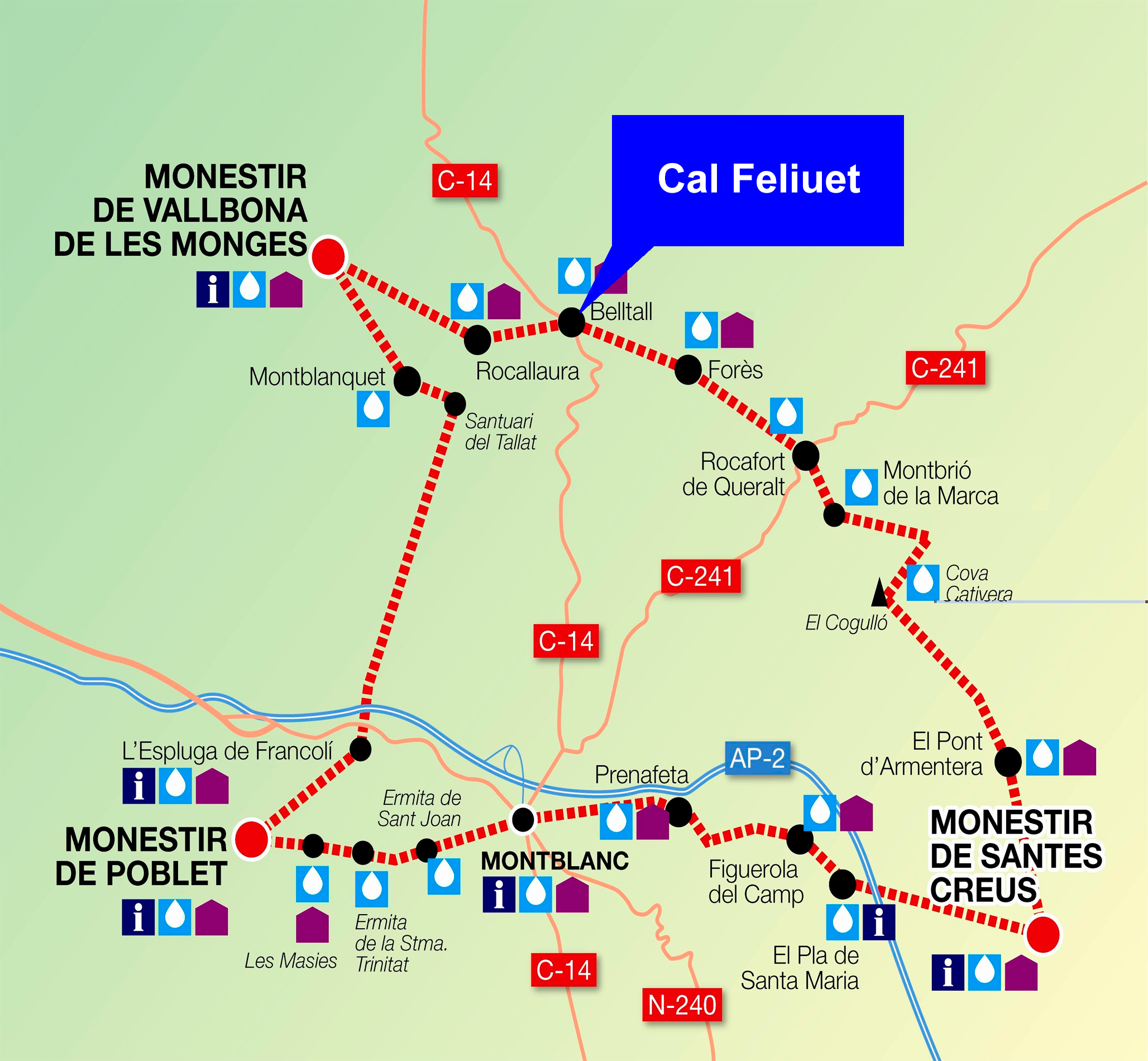 Conoce la ruta del Cister Estancias rurales cerca de Lleida